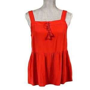 Banana Republic Skirted Tie Front Detail Tank size S